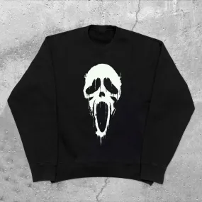 Halloween fashion skull round neck long sleeve sweatshirt