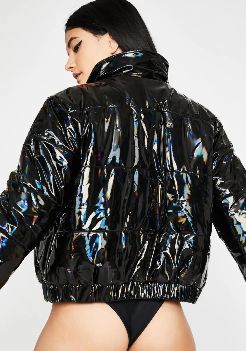 Hologram Heaux Puffer Jacket