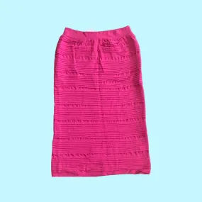 Hot pink early 2000s skirt