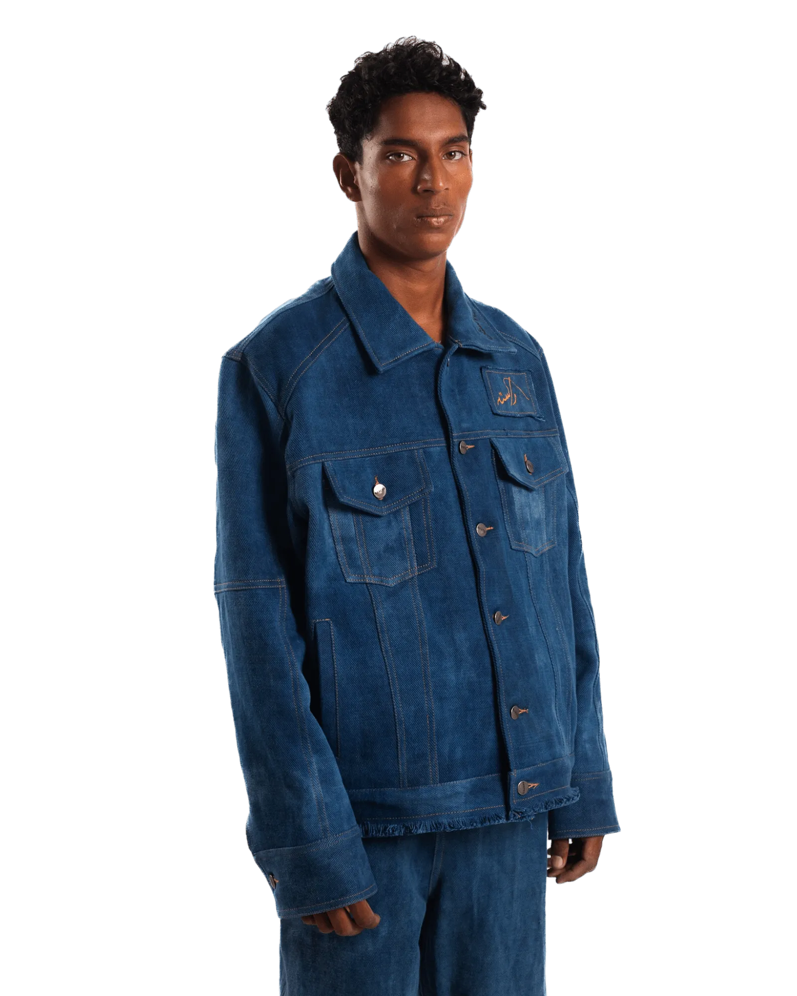 INDIGO MADE IN PAK DENIM JACKET 001