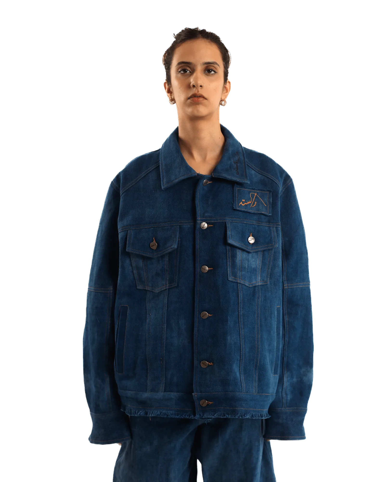 INDIGO MADE IN PAK DENIM JACKET 001