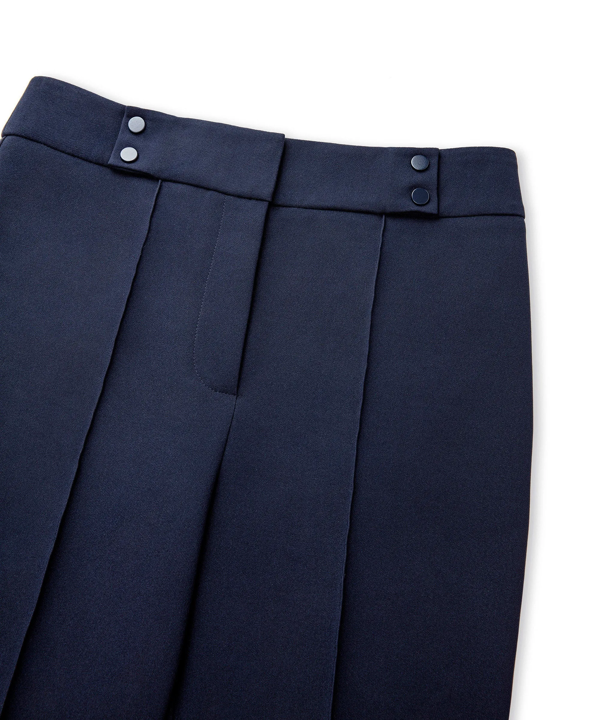 Ipekyol Skinny Fit Trousers With Metal Accessories Navy