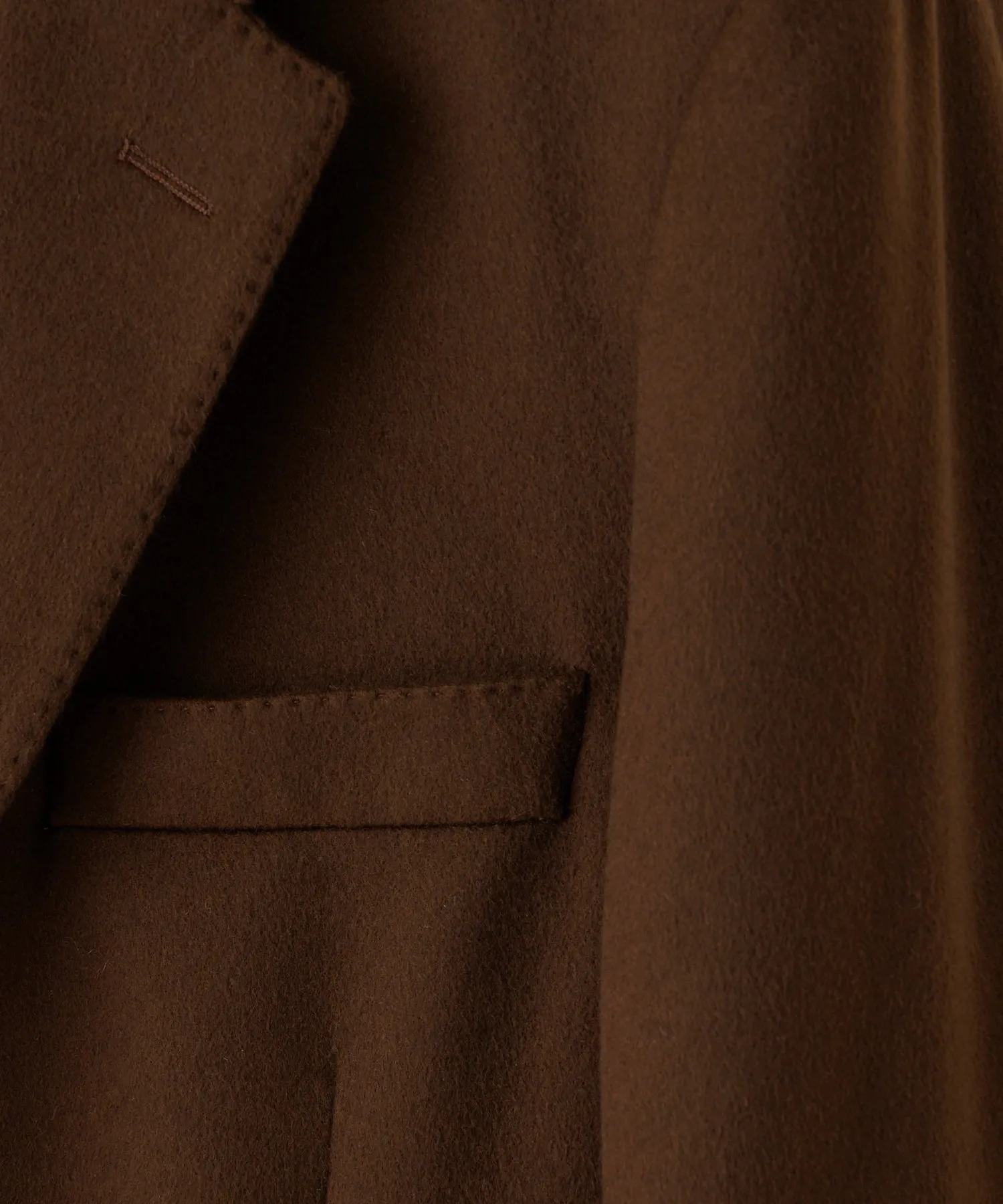 Italian Cashmere Sutton Suit in Chocolate