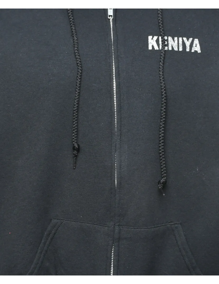 Keniya Printed Hoodie - L