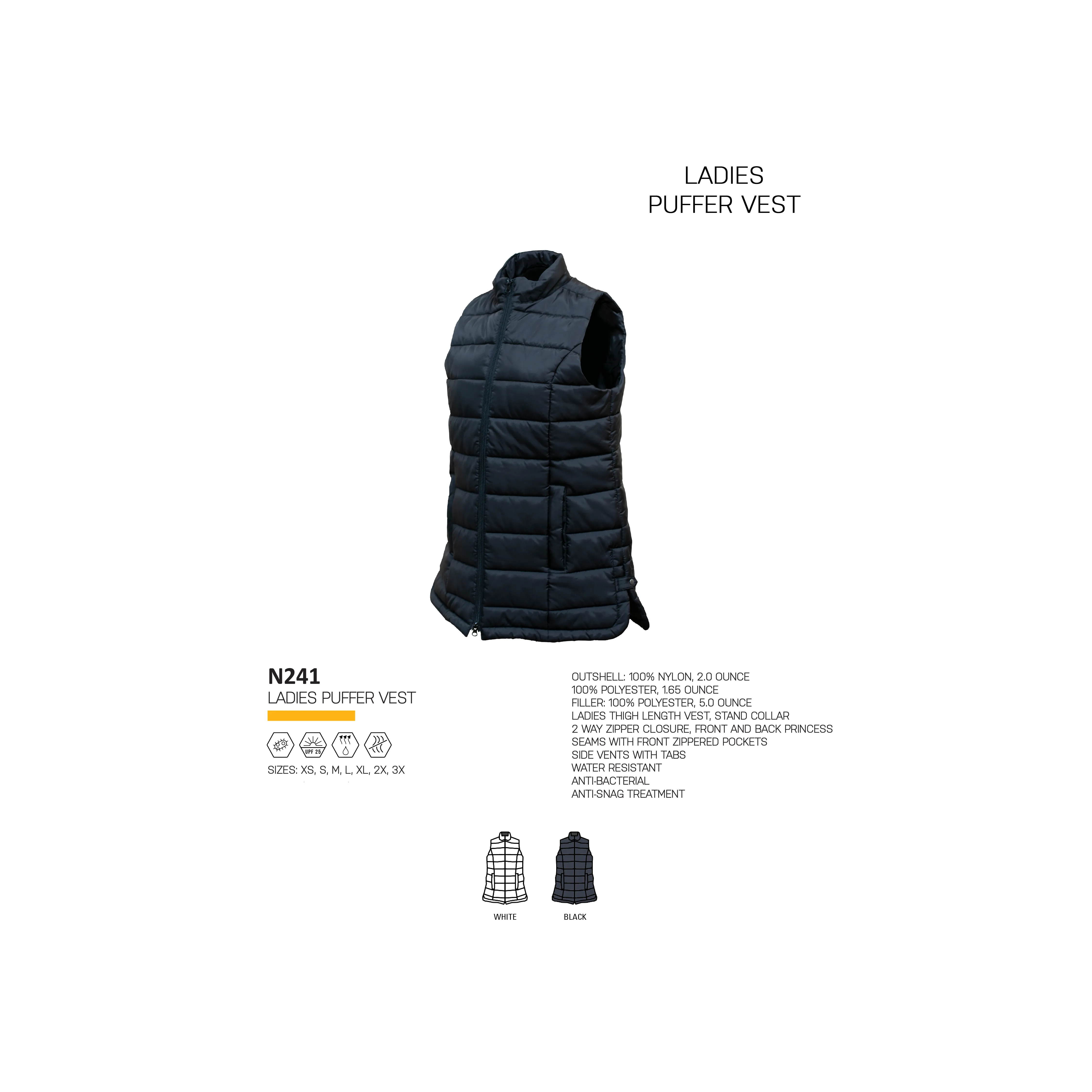 Ladies Puffer Vest