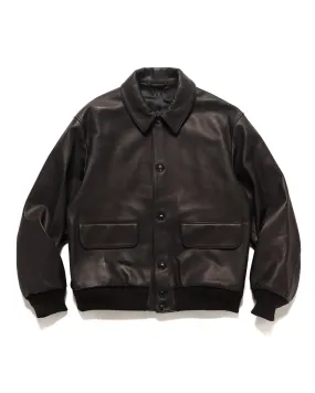 Lamb Leather Jacket Black