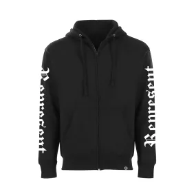 Lateral Damage Essential Full Zip Hoodie [BLACK]