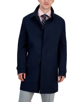 Lauren Ralph Lauren Mens Classic fit Overcoat Coat 38 S Blue Solid