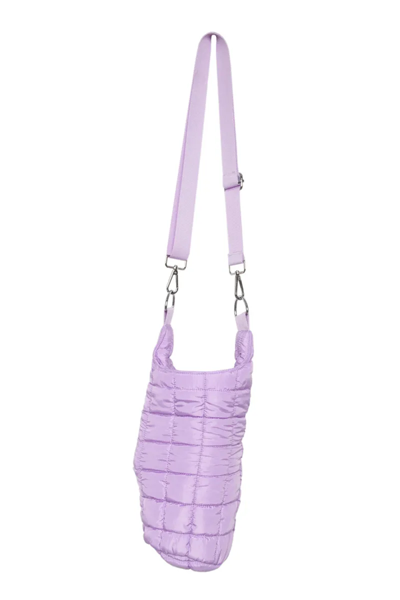 Light Purple Wholesale Quilted Tumbler Carrier Bag