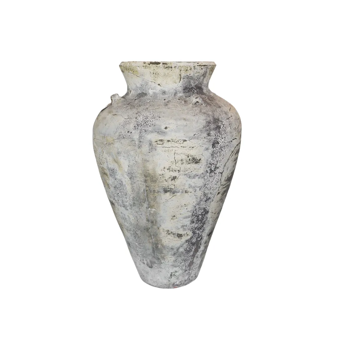 LIMESTONE TORSO URN