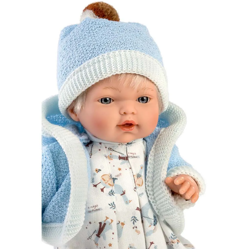 Llorens - Baby Boy Doll With Clothing, Accessories & Crying Mechanism: Roberto 33cm