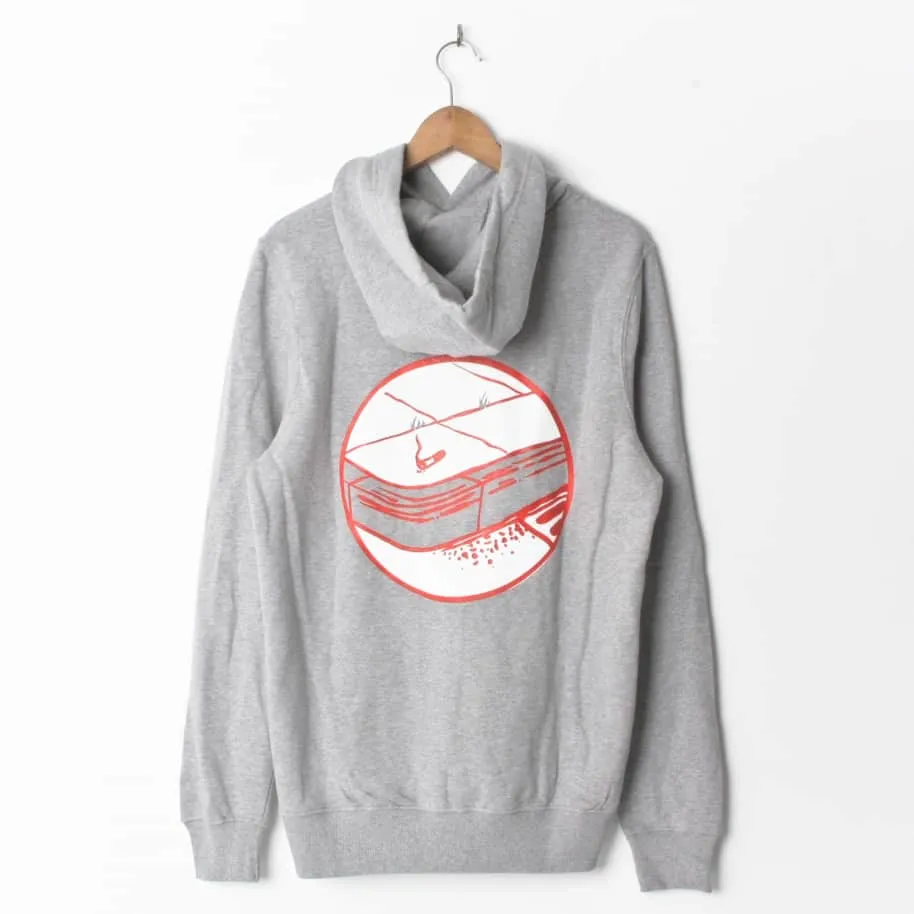 Lovenskate LUST4CURBS Heather Grey Hood