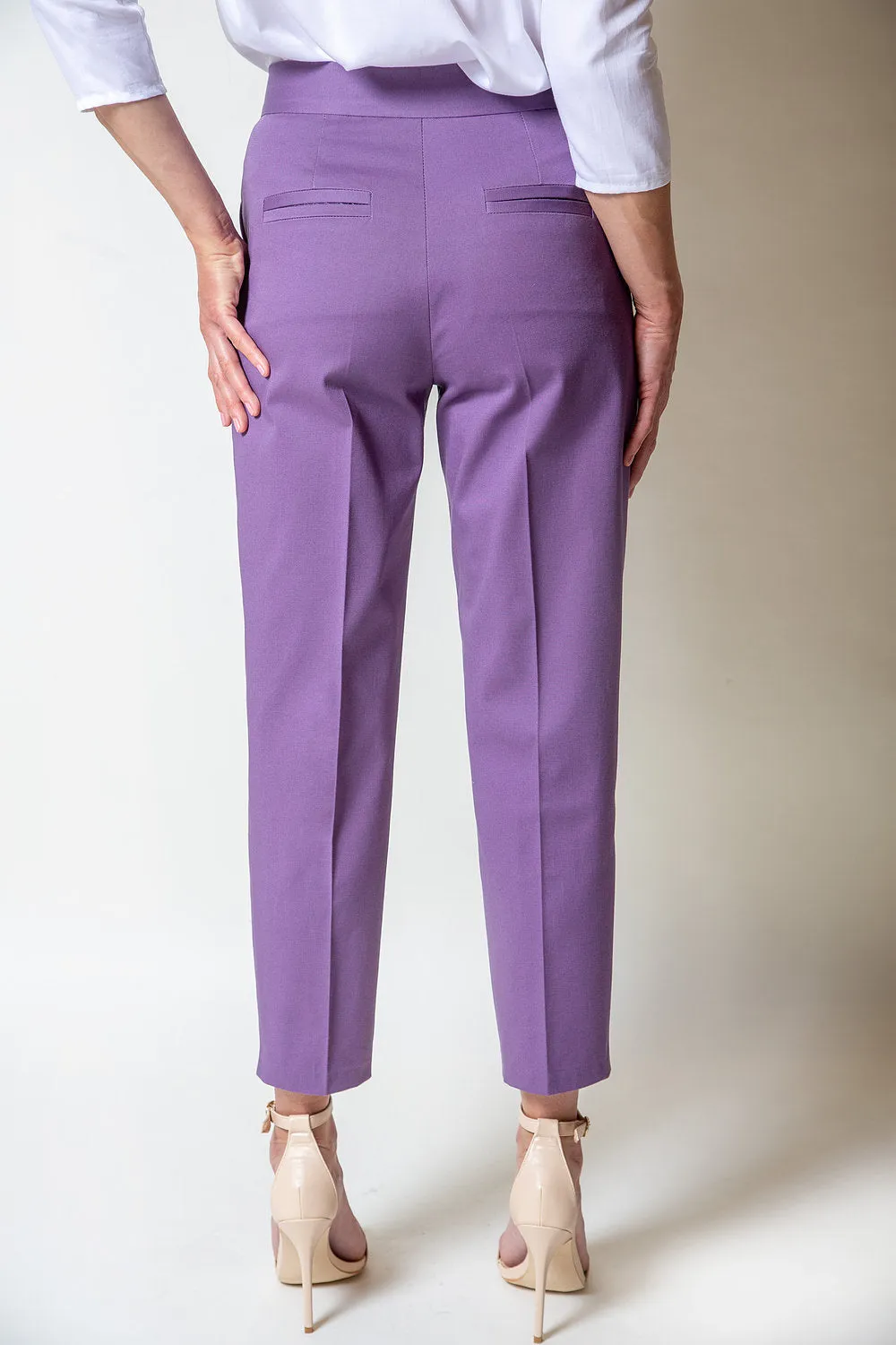 Mauve Cotton Trousers