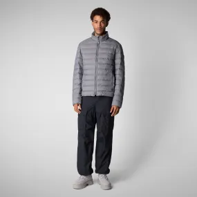 Men's  animal free Puffer idris in mid grey