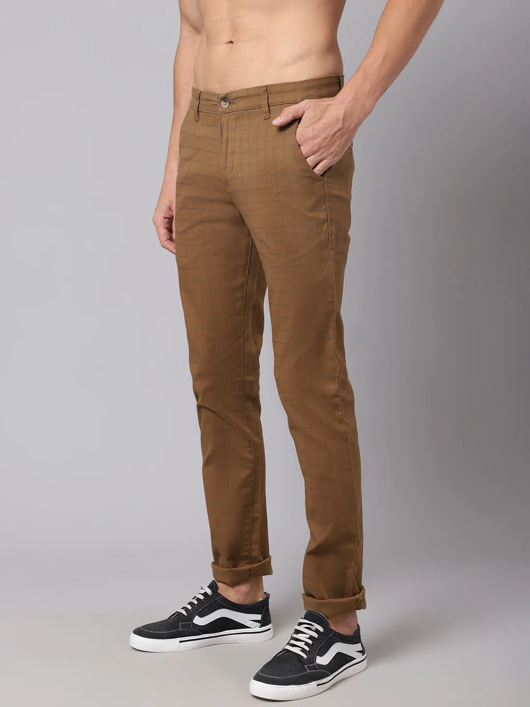 Mens Camel Trouser