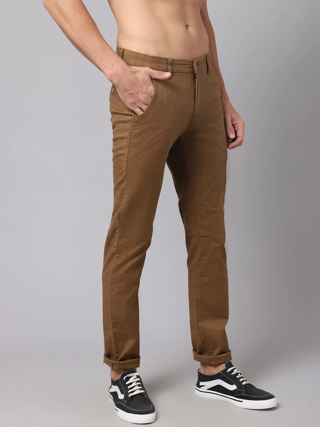 Mens Camel Trouser