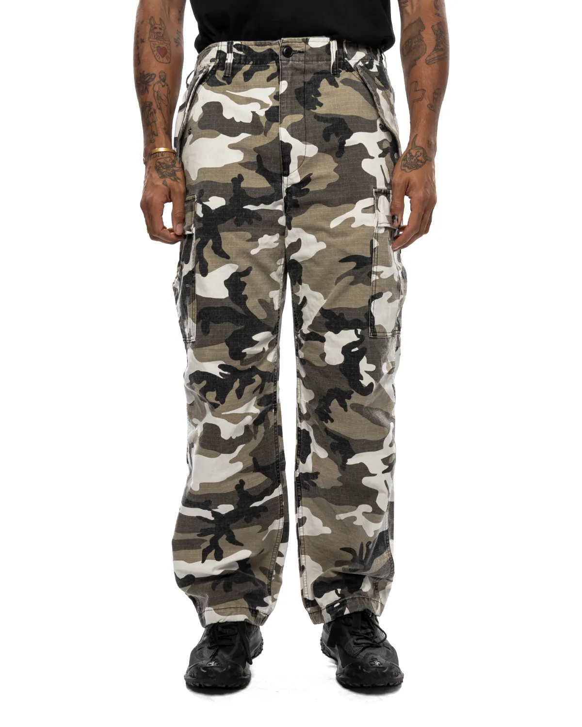 Military Cargo Pant Ripstop Snow Camo