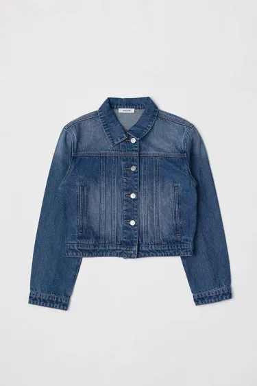 Mod Ref The Orly Jacket | Cropped Washed Denim Jacket