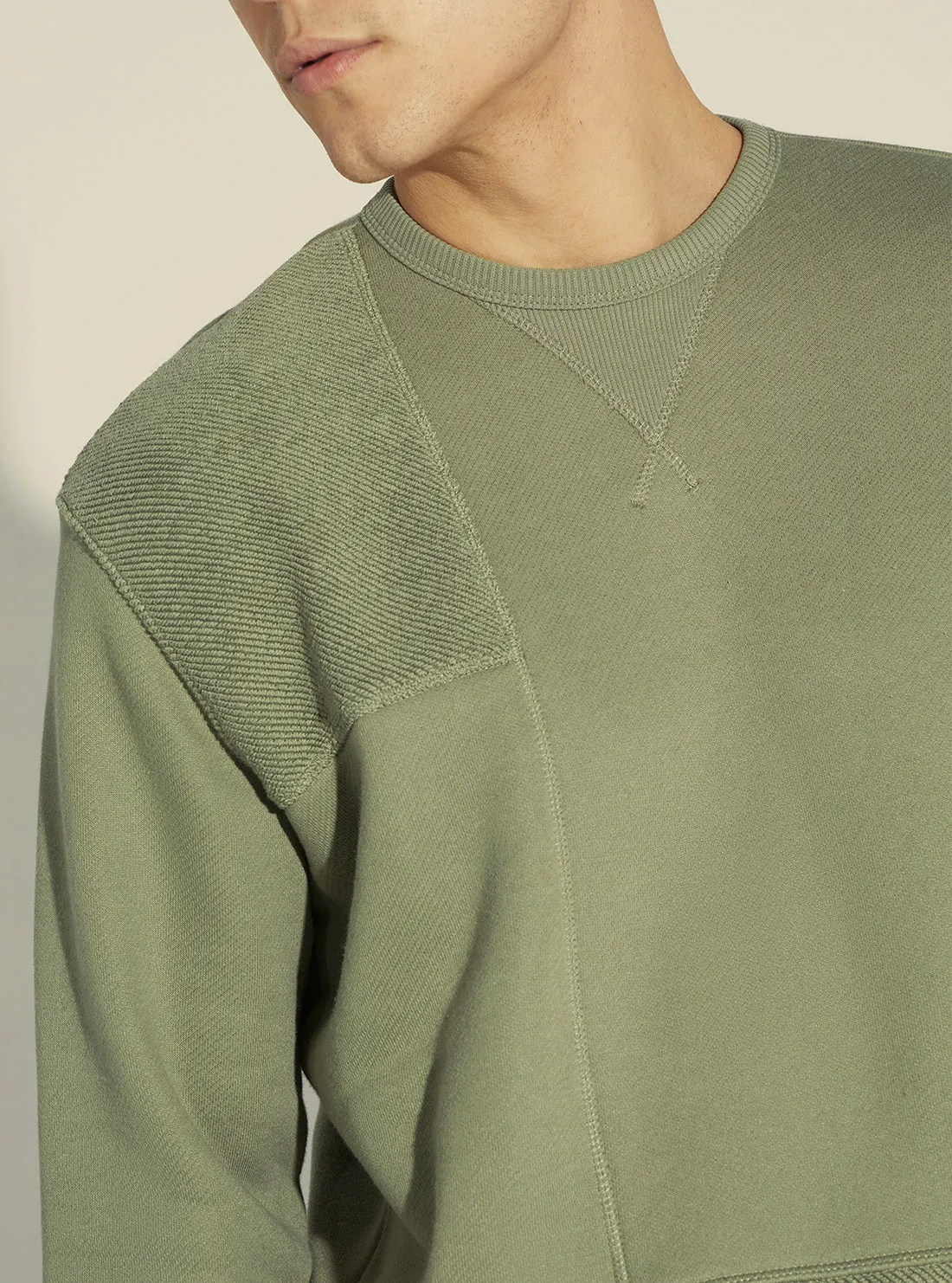 Mossy Green Kuno Fleece Jumper