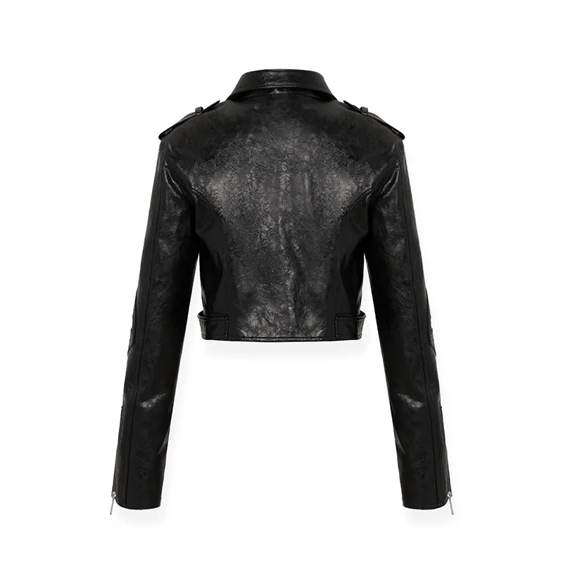 Oil Waxed Leather Jacket