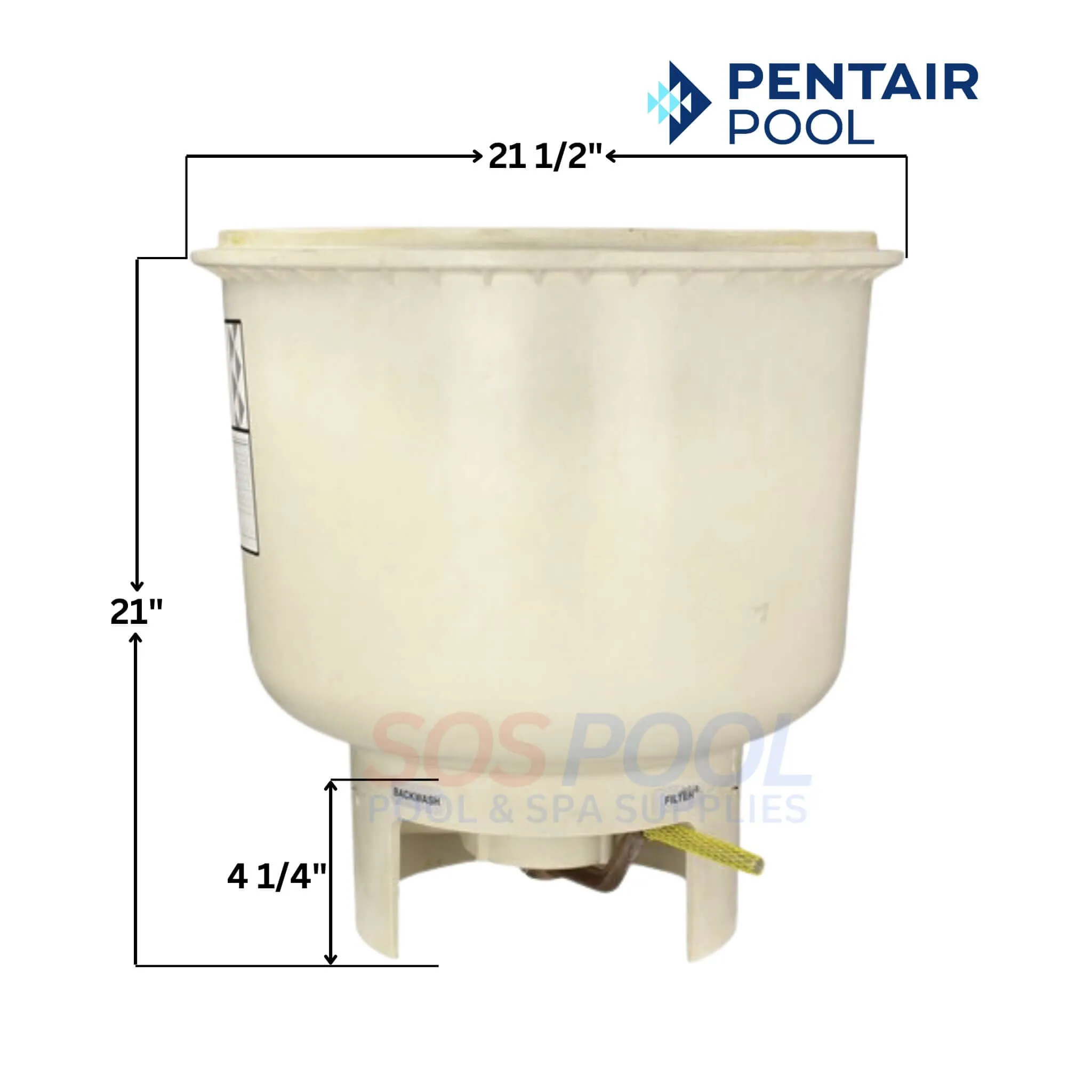 Pentair Tank Bottom For Purex SMBW 4000 Series Filters | 197130