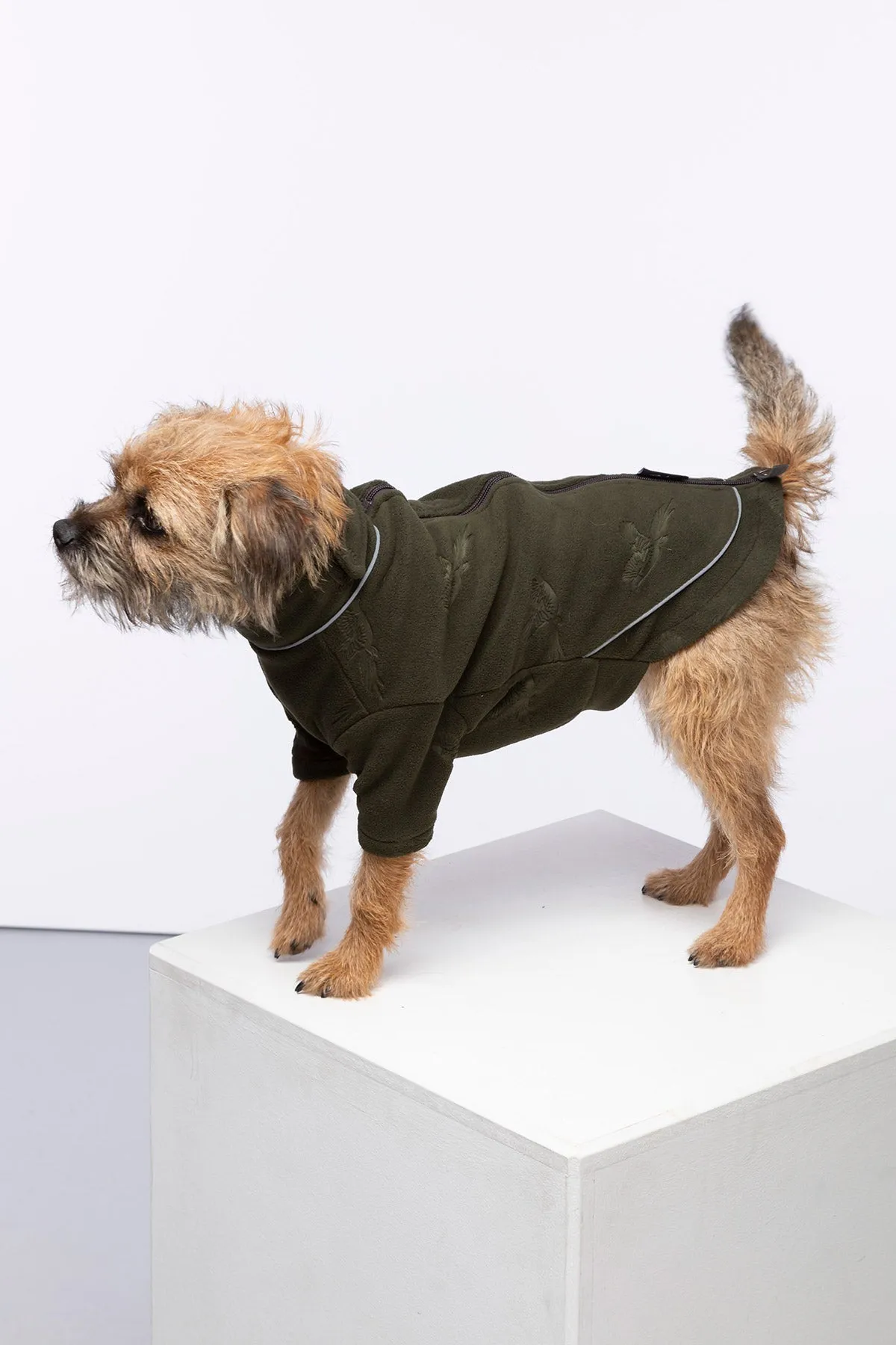 Pheasant Fleece Dog Jumper - Haxby