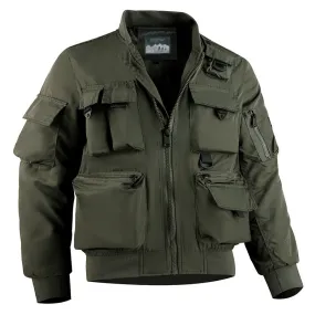 PILOT JACKET MEN'S BASEBALL JACKET FUNCTIONAL MULTI POCKET JACKET