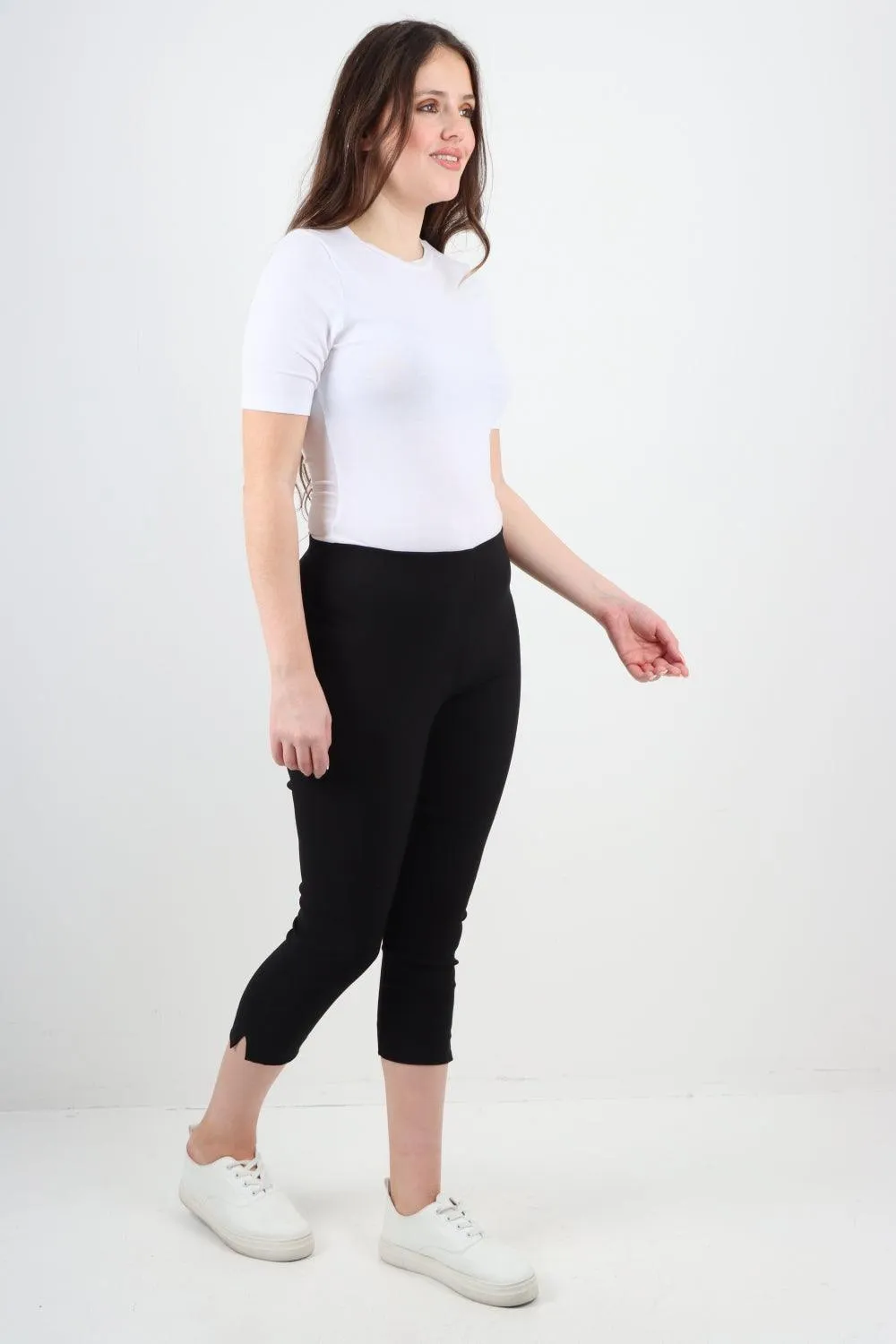 Plain Capri Trousers