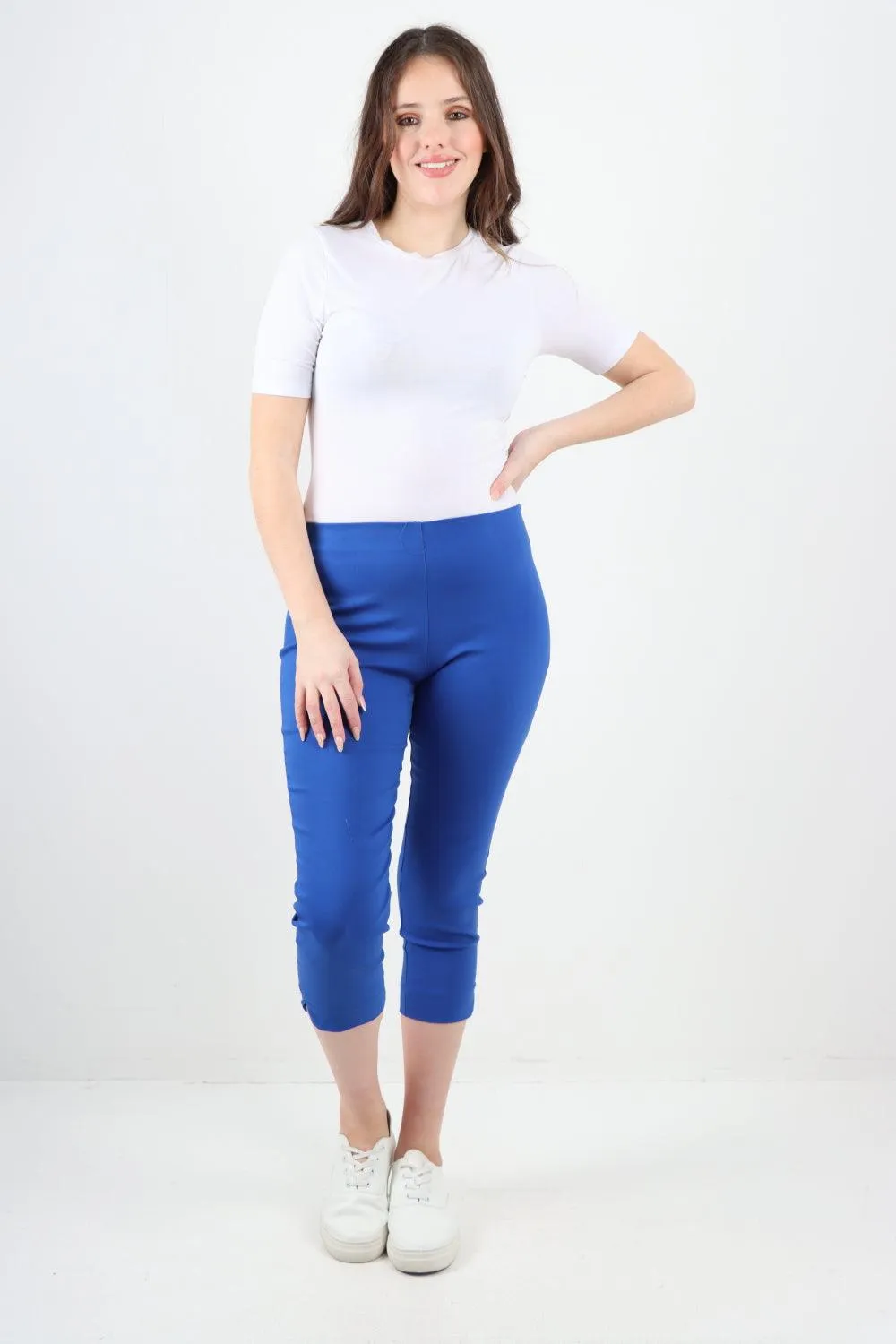 Plain Capri Trousers