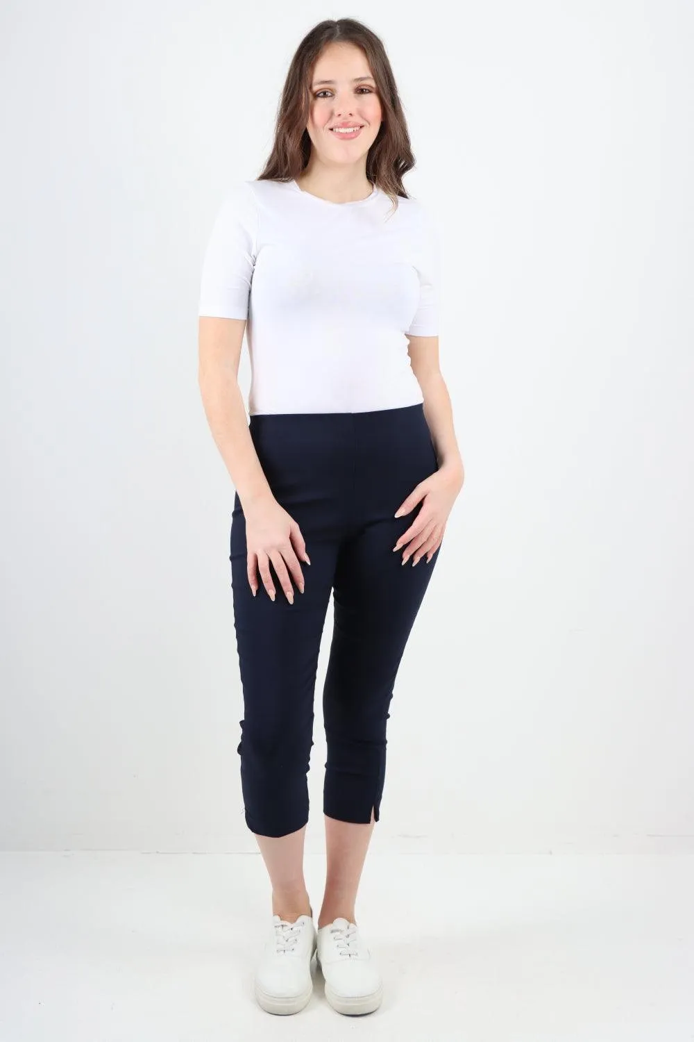 Plain Capri Trousers