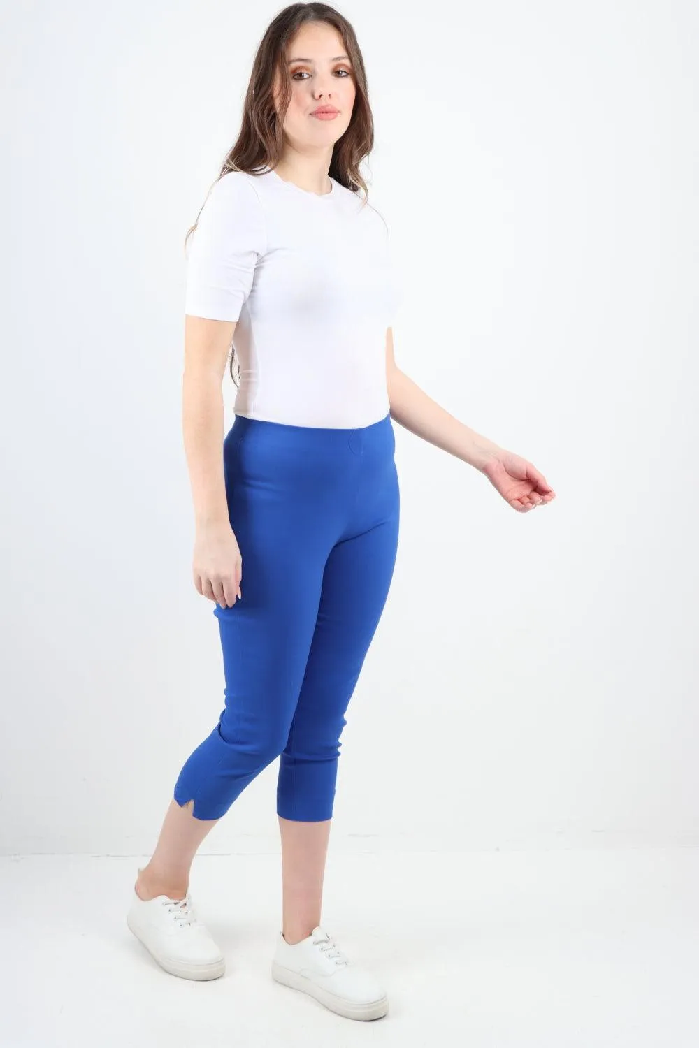 Plain Capri Trousers