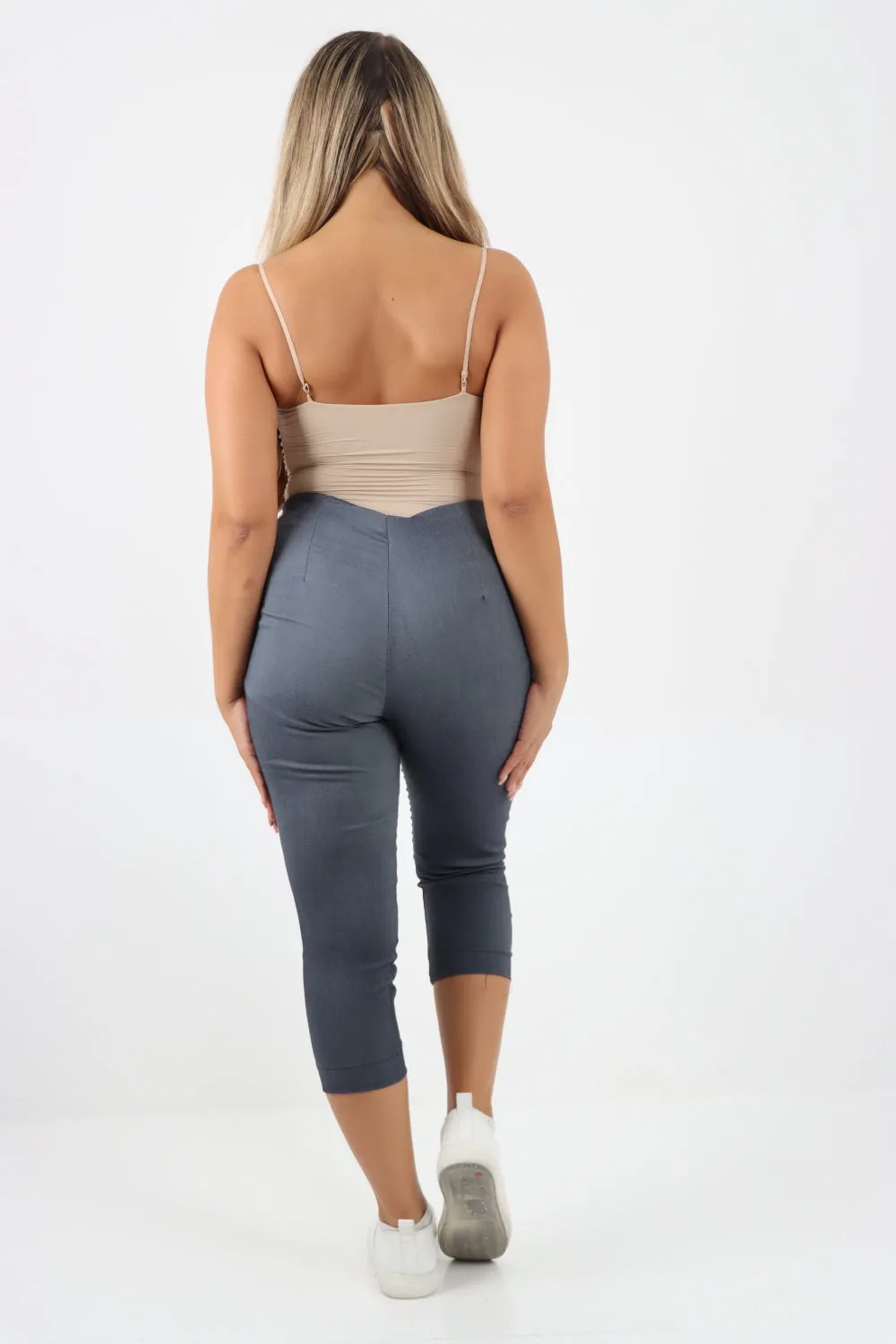 Plain Capri Trousers