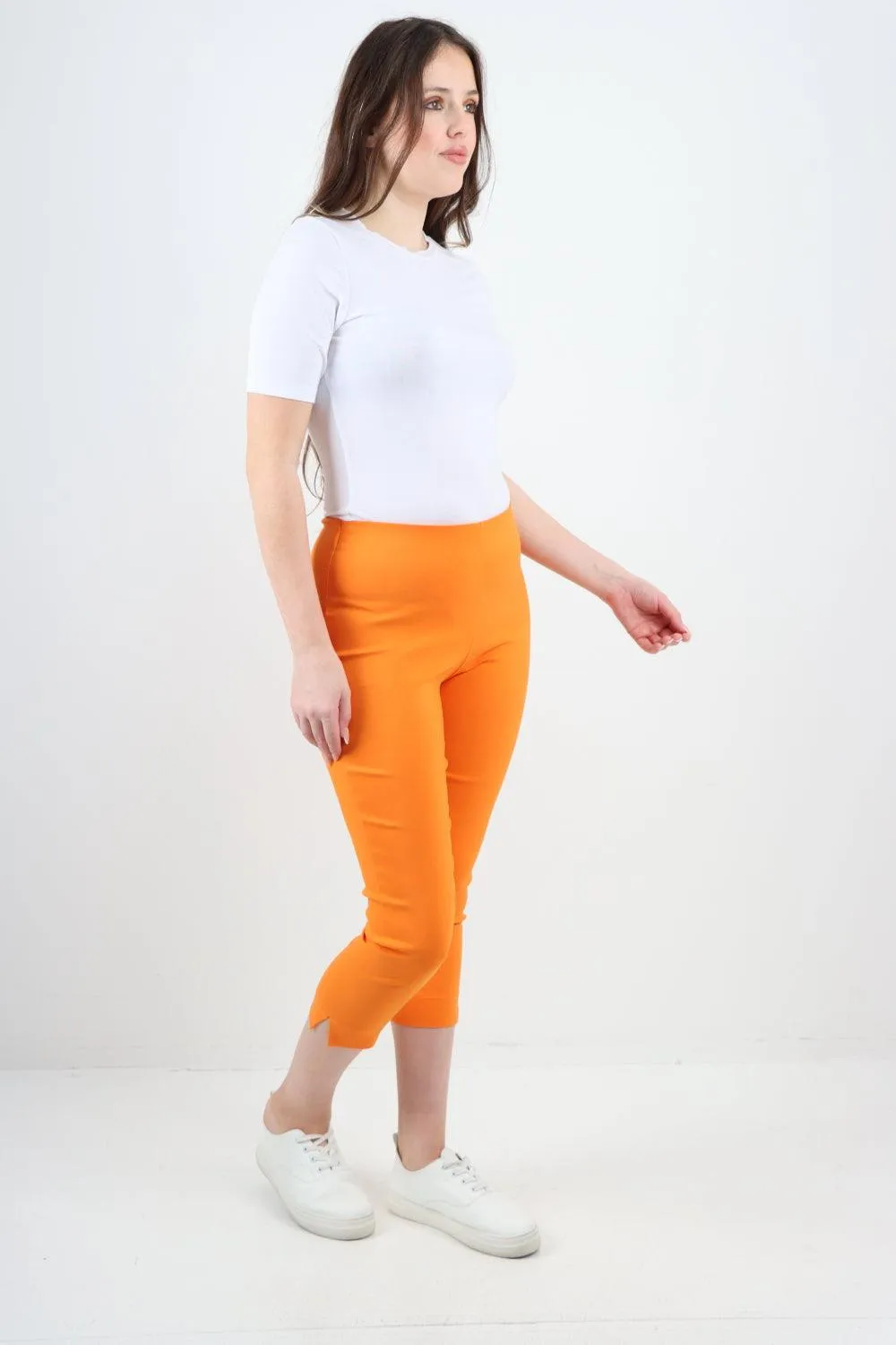 Plain Capri Trousers