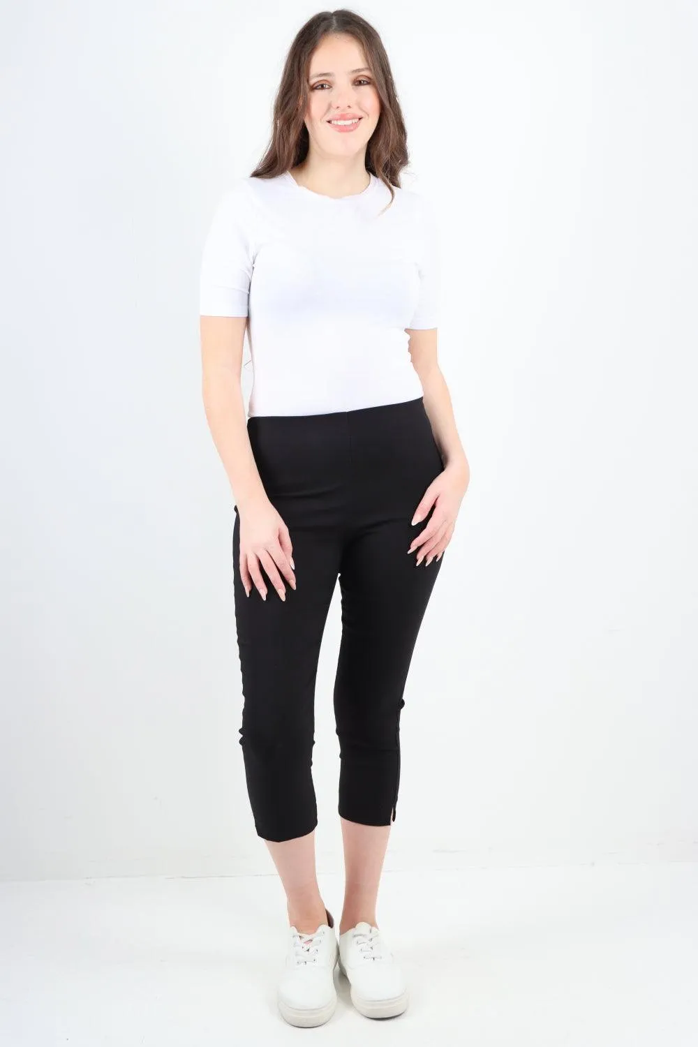 Plain Capri Trousers