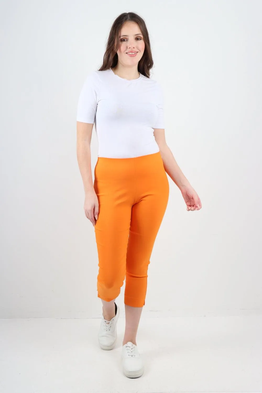 Plain Capri Trousers