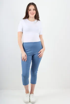 Plain Capri Trousers