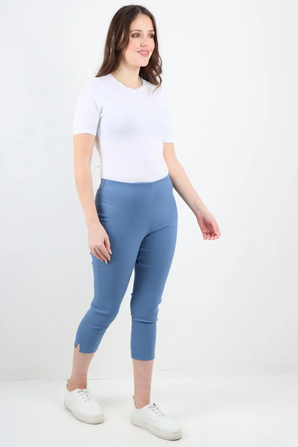 Plain Capri Trousers