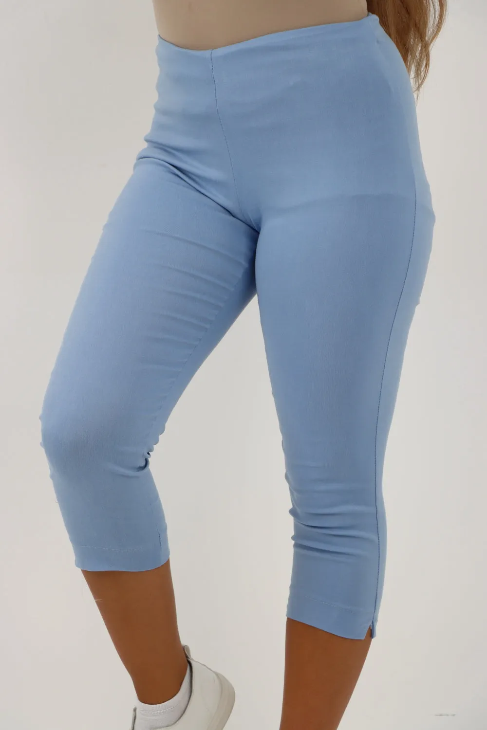 Plain Capri Trousers