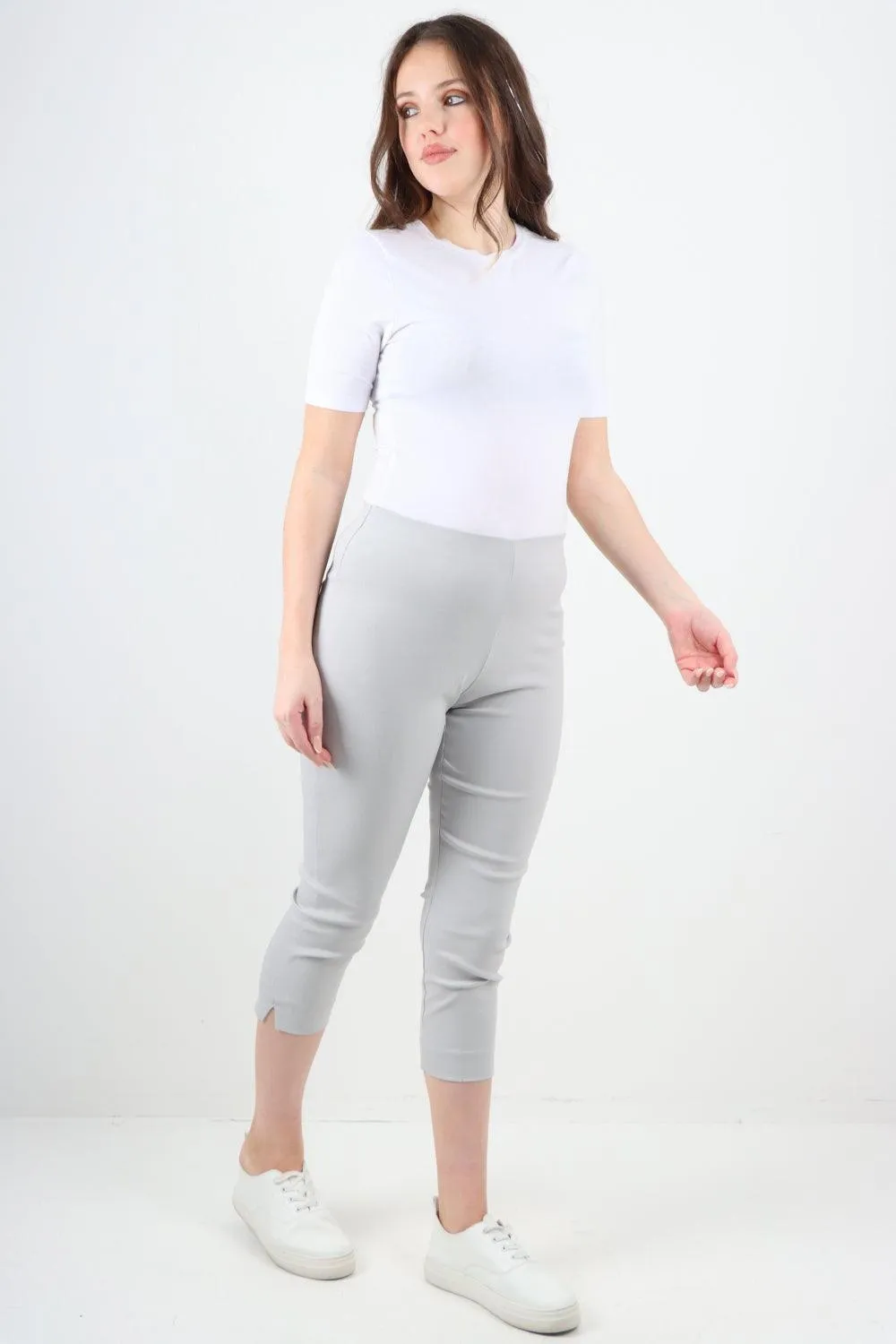 Plain Capri Trousers