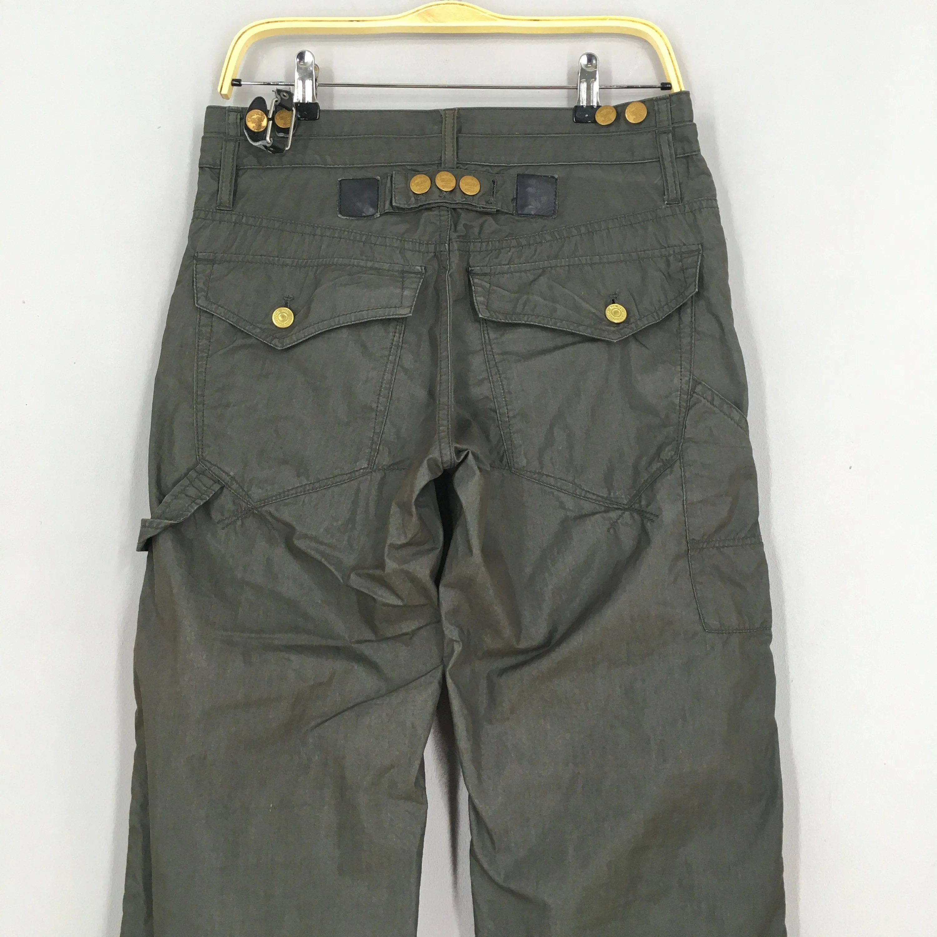 PPFM Japan Bondage Cargo Olive Pants Size 30x31