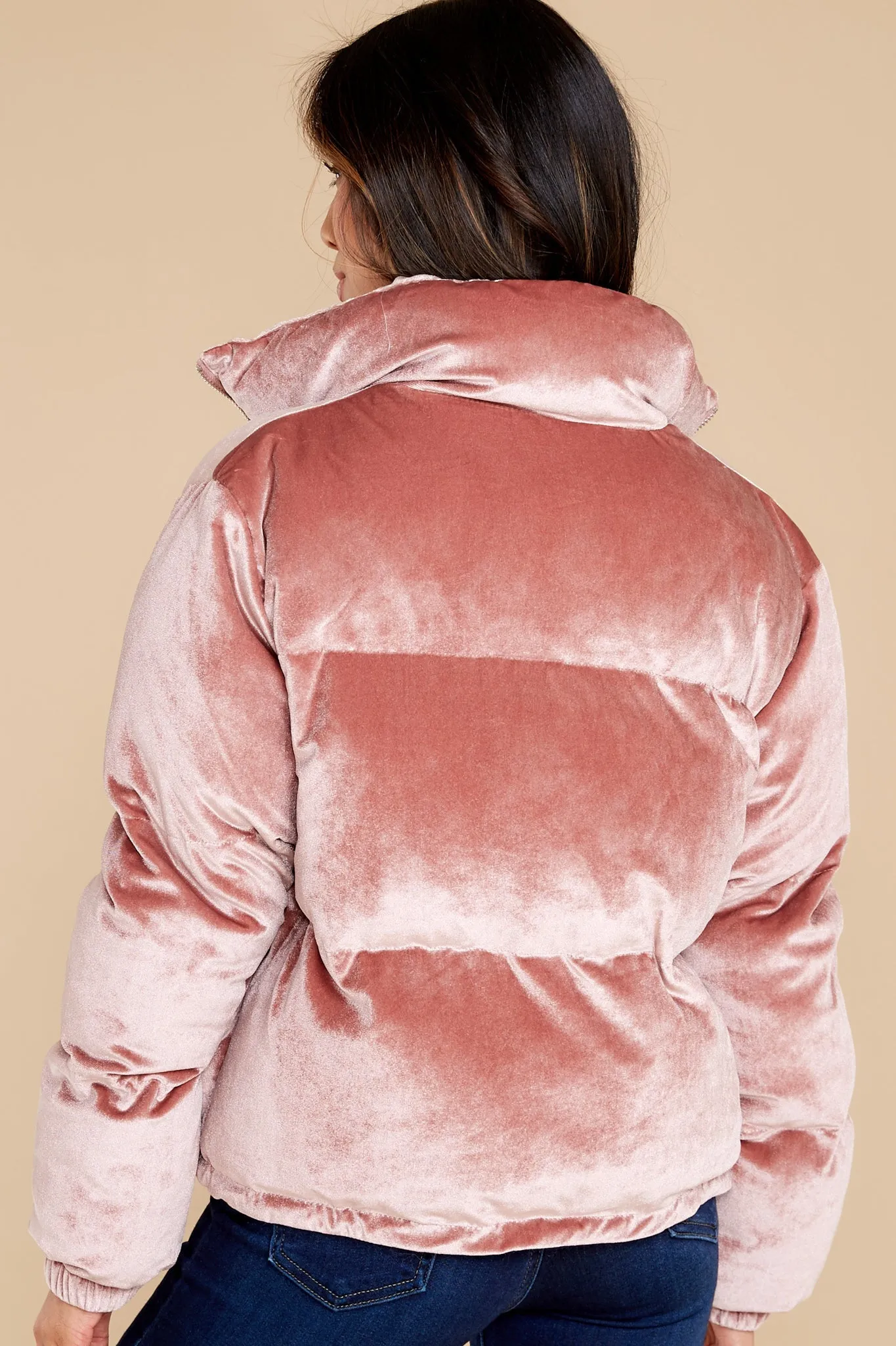 Ready For The Chill Rose Pink Puffer Jacket