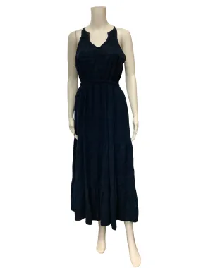 Self Contrast Malibu Ink Maxi Dress Size: S