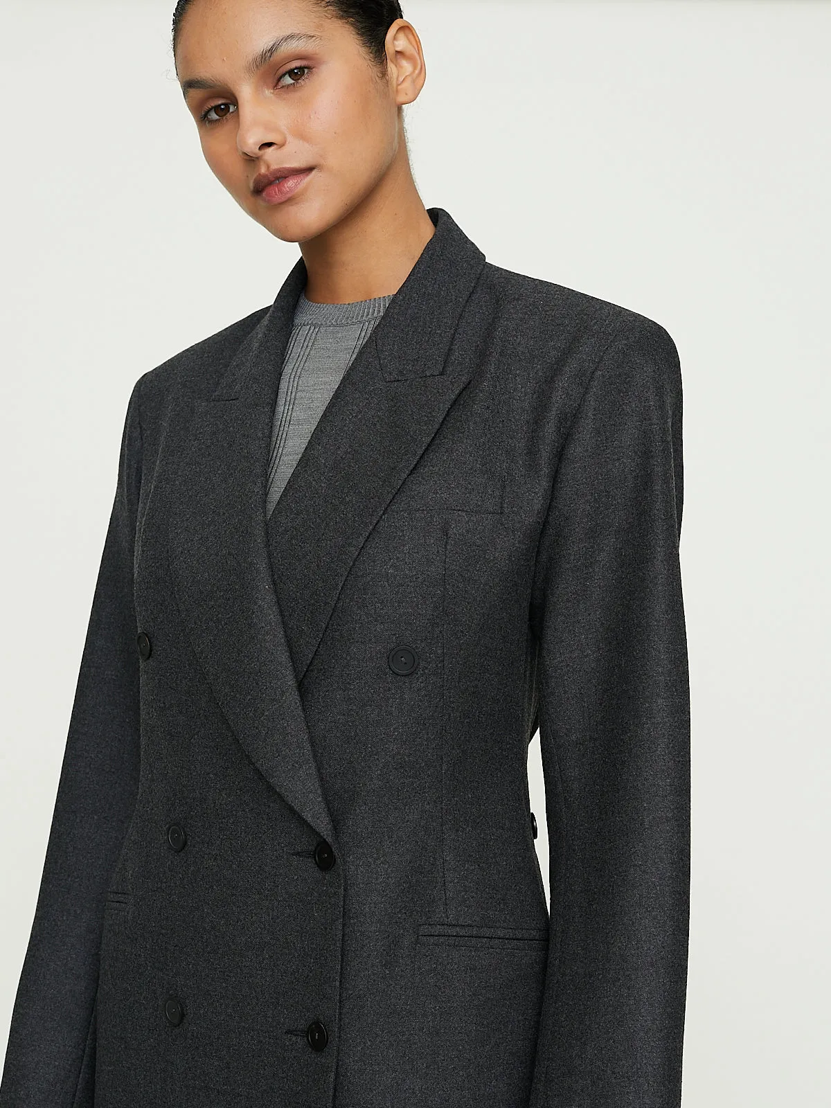 Shaped Jacket in Grey