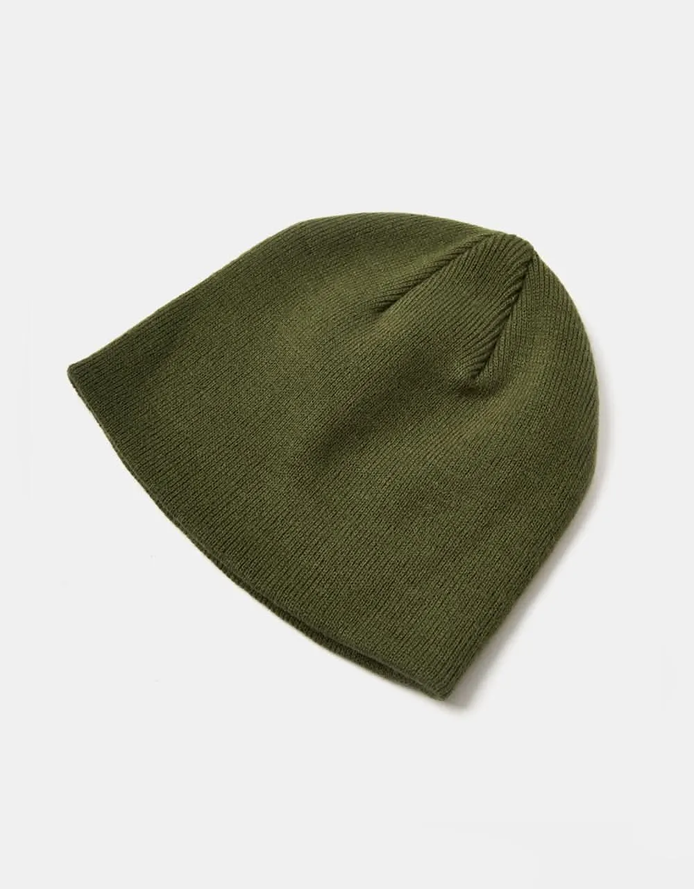 Spitfire Old E Skully Beanie - Olive/Red