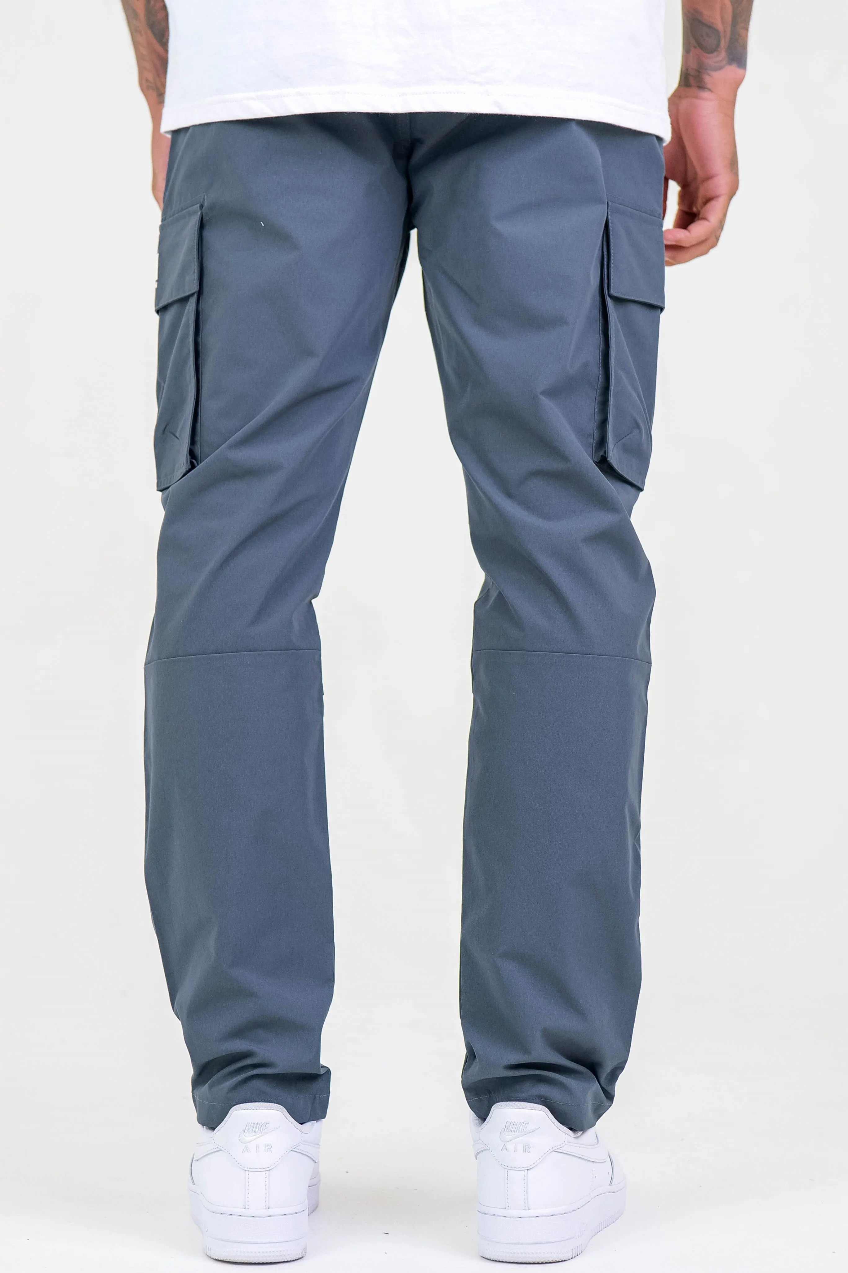 Stanhope Tapered Woven Cargo Pants - Grey