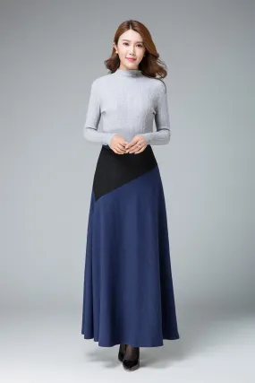 straight skirt, winter skirt, wool skirt, winter skirt, long skirt, womens skirts 1838