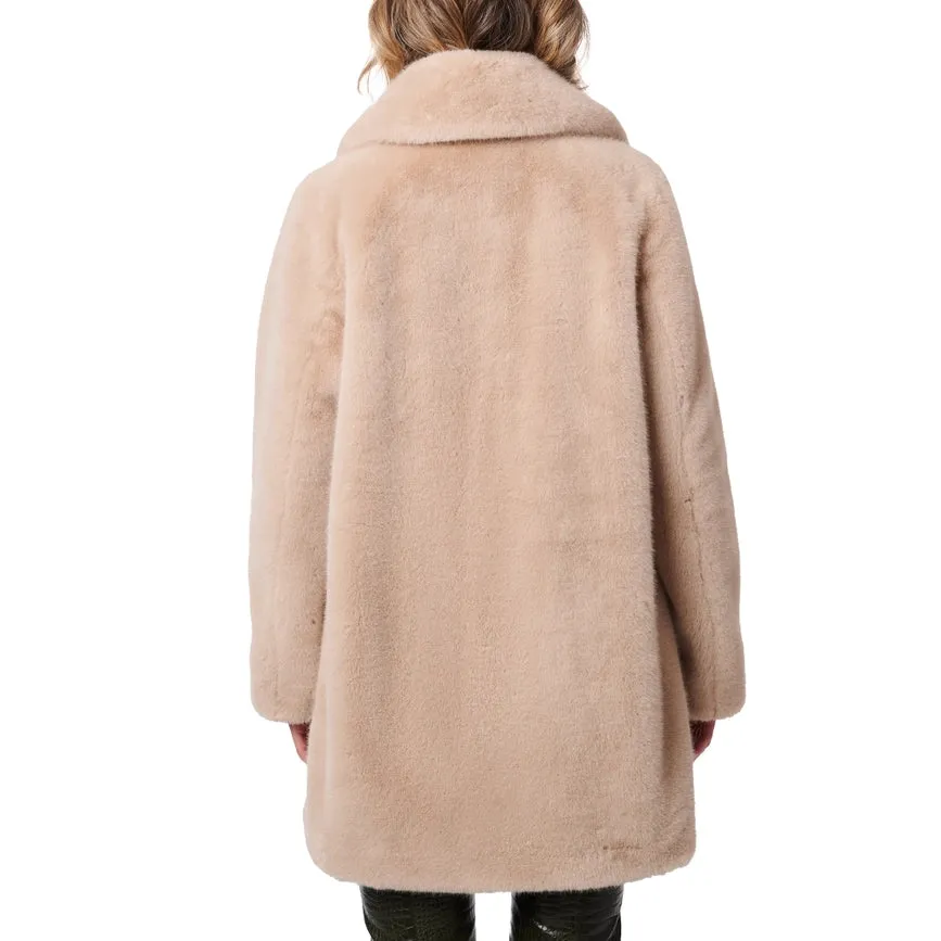 Swin Fur Coat Beige