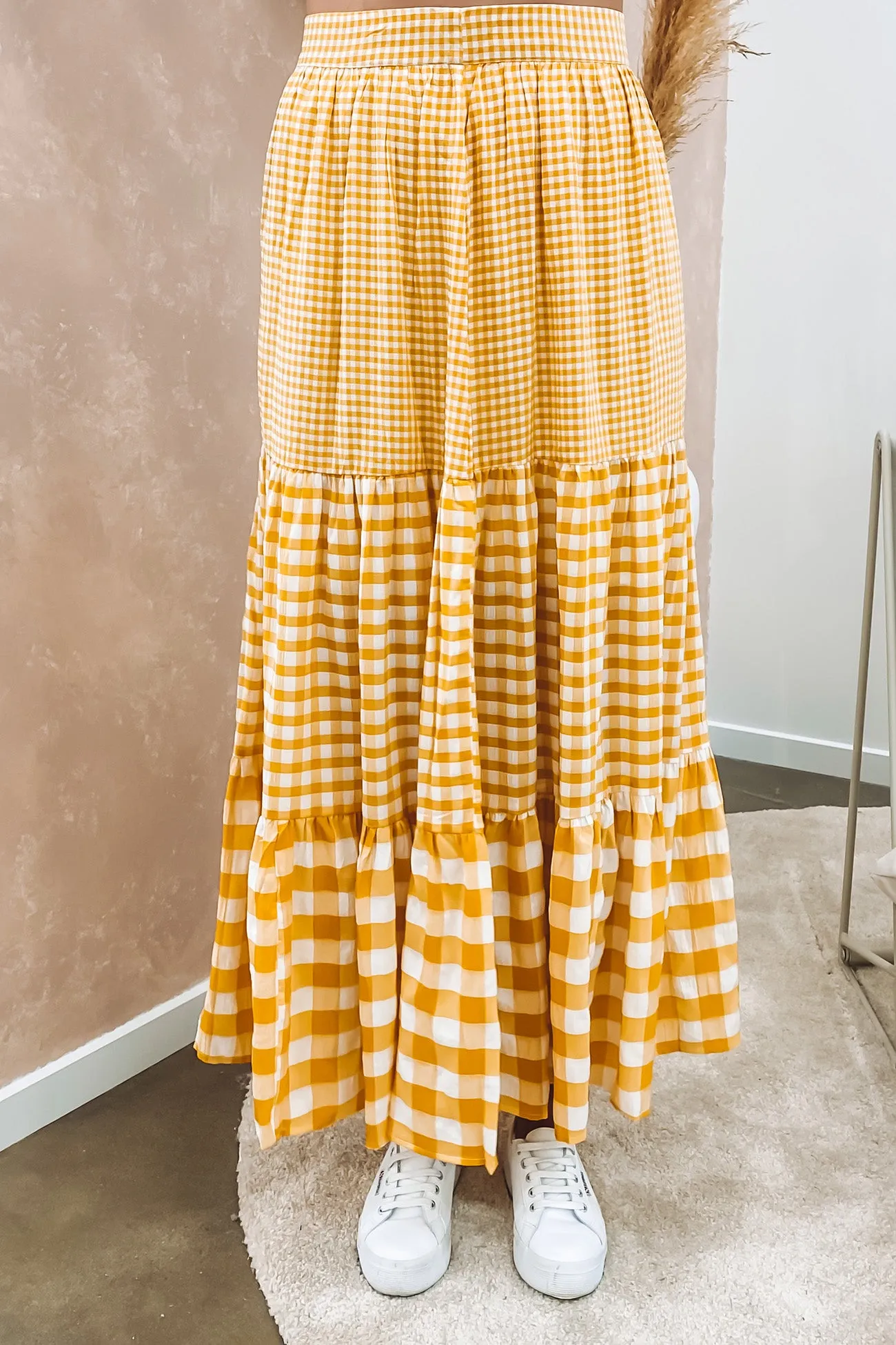 Tara Maxi Skirt Yellow