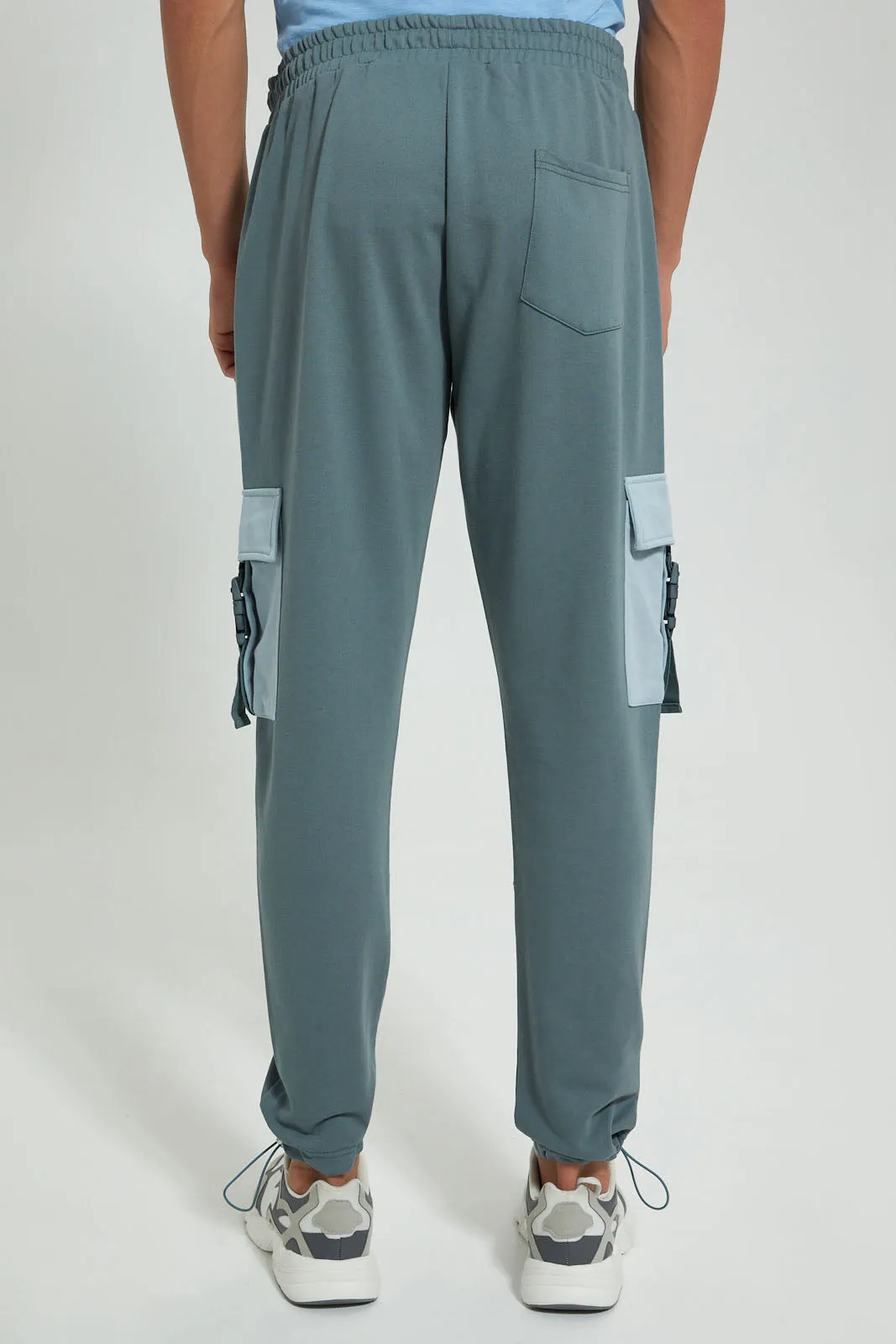 Teal Cargo Jogger