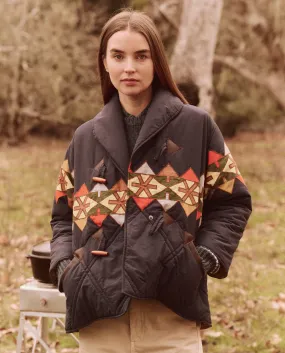 The Cropped Wanderer Puffer. -- Midnight Patchwork